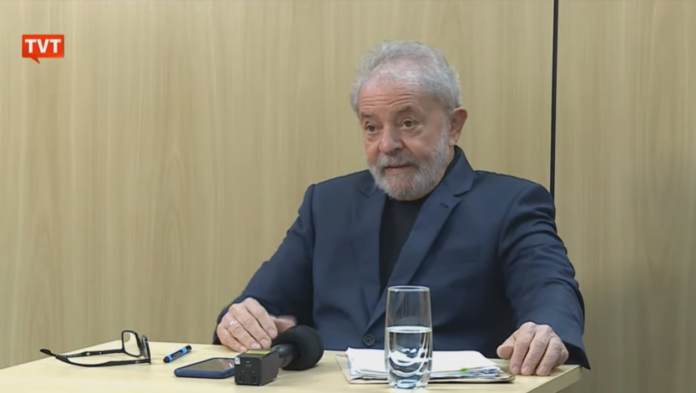 Lula concede entrevista a TVT após denúncias do Intercept