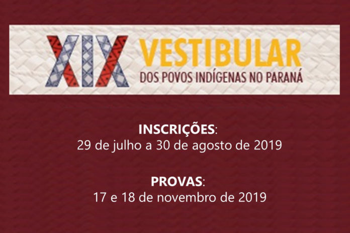 Vestibular indígena: inscrições a partir de 29 de julho