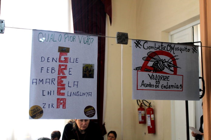 Em greve, agentes de endemias cobram negociação com a Prefeitura de Curitiba